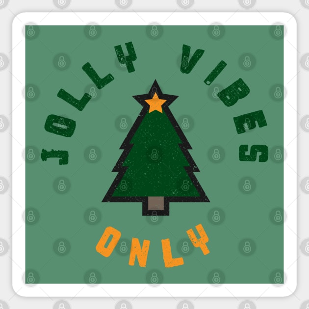 Jolly Vibes Only Sticker by Commykaze